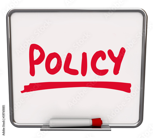 Illustration: Policy Word Notice Board Follow Procedure Compliance Policy Word Notice Board Follow Procedure Compliance