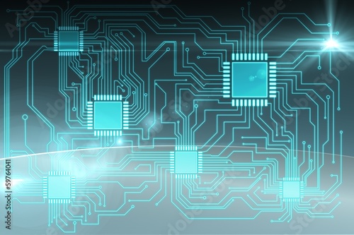 Illustration: Circuit board graphic Circuit board graphic