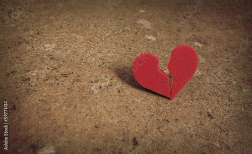 Photo: broken heart split broken heart split