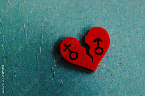 Photo: gender heart gender heart