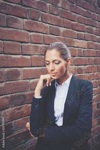 Photo: Pensive female Pensive female