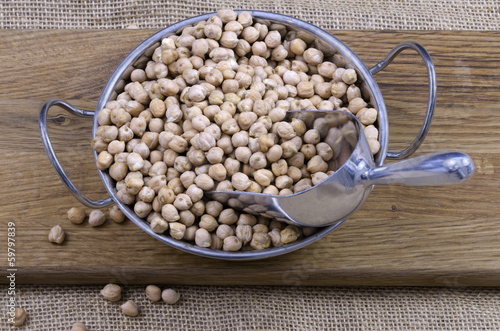 Photo: Dried chickpeas Dried chickpeas