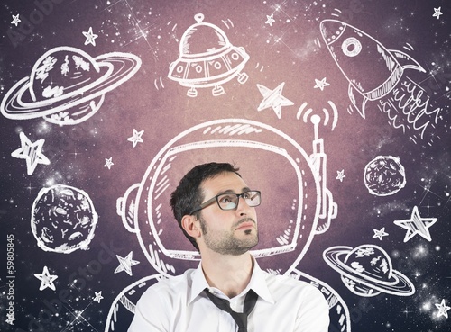 Photo: Dreaming businessman Dreaming businessman
