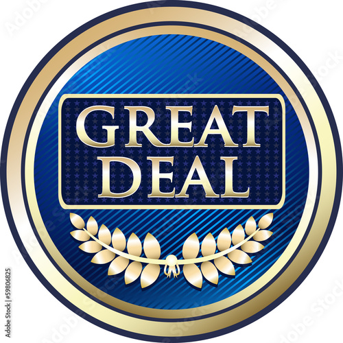 Illustration: Great Deal Blue Label Great Deal Blue Label