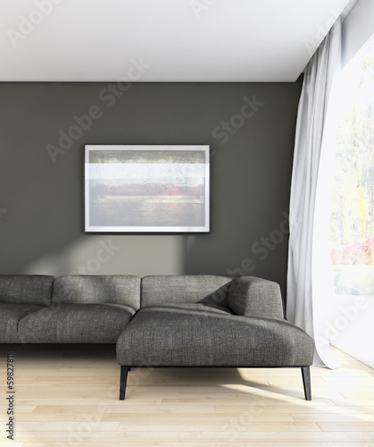 Illustration: Living room Living room