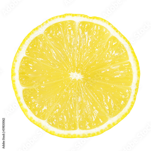 Photo: Lemon isolated on white Lemon isolated on white