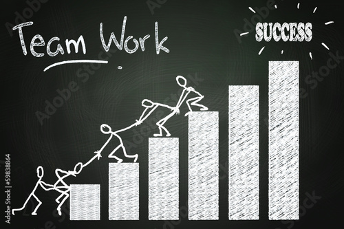 Illustration: Team Work Team Work