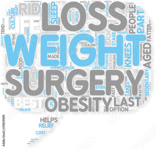 Vector: Concept of Aged and Weight Loss Surgery Concept of Aged and Weight Loss Surgery