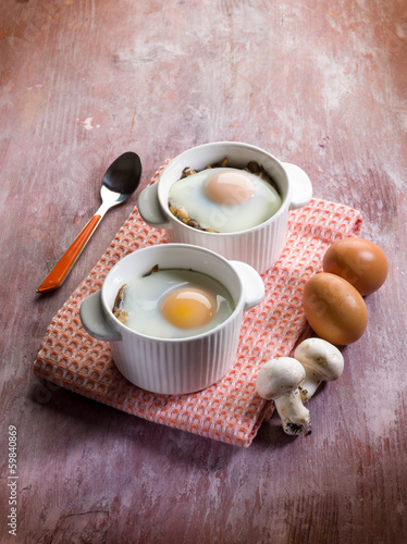 Photo: eggs with mushroom eggs with mushroom