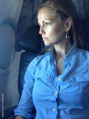 Instant Collection: woman in plane woman in plane