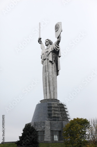 Photo: Mother of the Fatherland monument in Kiev, Ukraine Mother of the Fatherland monument in Kiev, Ukraine