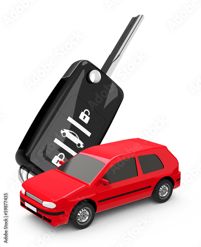 Illustration: Der Autoschlüssel Der Autoschlüssel