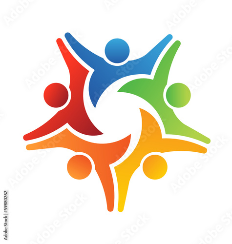 Vector: Vector logo Teamwork Achieve 5 Vector logo Teamwork Achieve 5