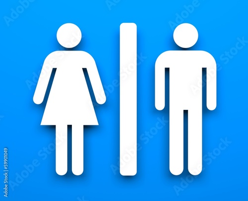 Illustration: Toilet symbols Toilet symbols