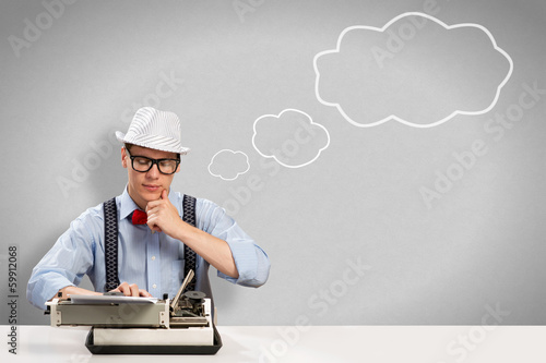Photo: young journalist young journalist