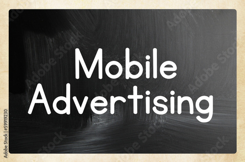 Illustration: mobile advertising concept mobile advertising concept