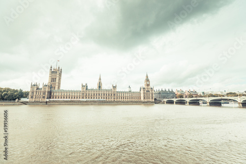Photo: Big Ben and House of Parliament in London Big Ben and House of Parliament in London