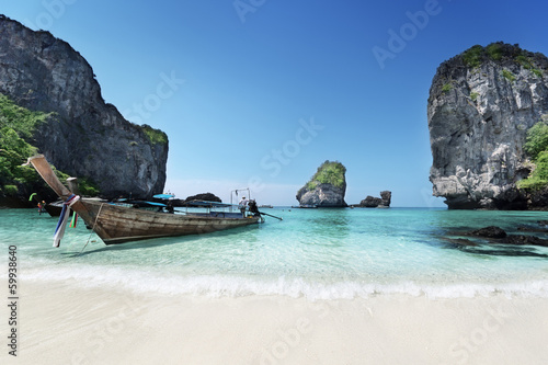Photo: boat at Phi Phi island, Thailand boat at Phi Phi island, Thailand