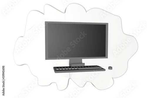 Illustration: Pc in the cloud Pc in the cloud