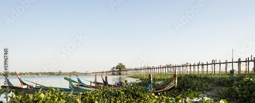 Photo: U Bein Bridge, Myanmar. U Bein Bridge, Myanmar.