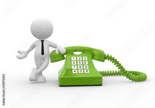 Illustration: Green phone Green phone