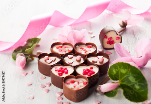 Photo: chocolate candies chocolate candies