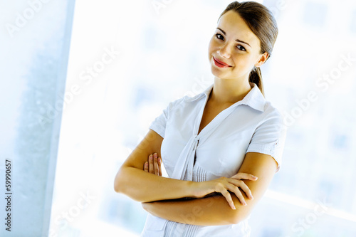 Photo: Confident businesswoman Confident businesswoman