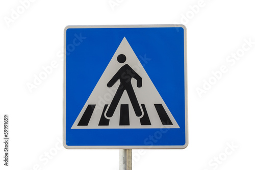Photo: Traffic sign for pedestrian crossing 3 Traffic sign for pedestrian crossing 3
