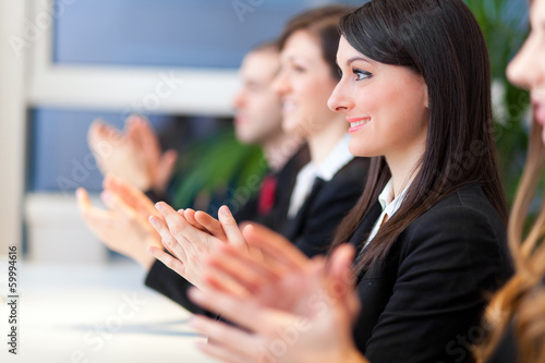 Photo: Businesspeople having a meeting Businesspeople having a meeting