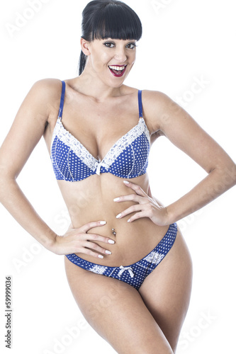 Photo: Pin Up Glamour Model in Lingerie Pin Up Glamour Model in Lingerie