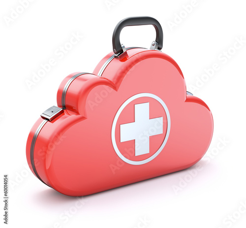 Illustration: First aid kit in the cloud First aid kit in the cloud