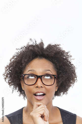 Photo: Mixed Race African American Girl Wearing Glasses Mixed Race African American Girl Wearing Glasses