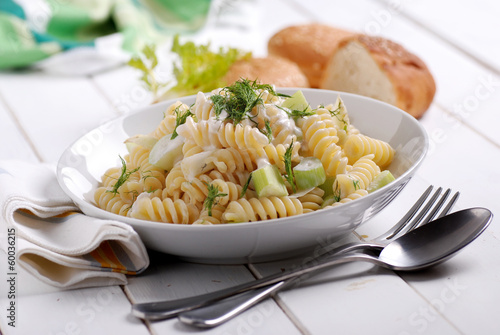Photo: fusilli con gorgonzola e finocchio fusilli con gorgonzola e finocchio