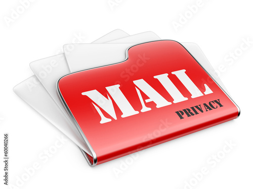 Illustration: private post correspondence - privacy mail concept. private post correspondence - privacy mail concept.