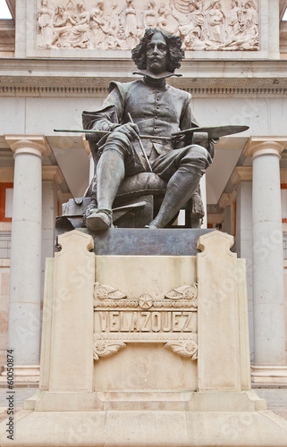Photo: Monument to Diego Velazquez (1899). Madrid, Spain Monument to Diego Velazquez (1899). Madrid, Spain