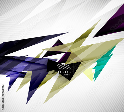 Vector: Motion geometric shapes - rapid straight lines Motion geometric shapes - rapid straight lines
