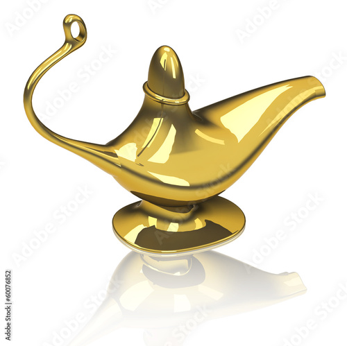 Illustration: Die Wunderlampe Die Wunderlampe