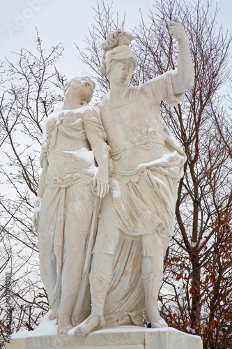 Photo: Vienna - Statue of Brutus and Lucretia from Schonbrunn Vienna - Statue of Brutus and Lucretia from Schonbrunn