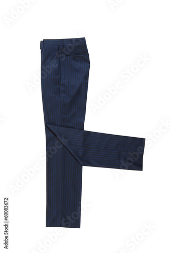 Photo: male blue classical trousers male blue classical trousers