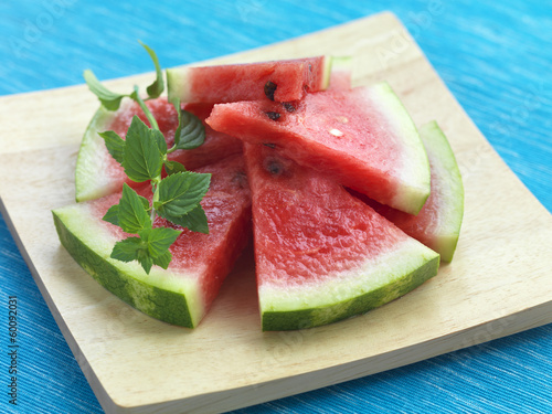 Photo: slices of ripe watermelon slices of ripe watermelon