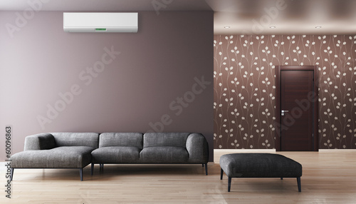 Illustration: Interno con aria condizionata Interno con aria condizionata