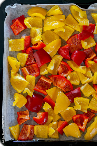 Photo: Baked peppers Baked peppers