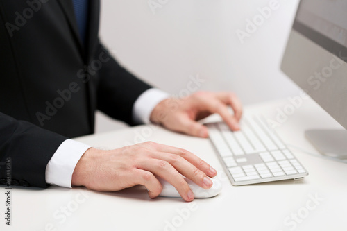 Photo: businessman with computer businessman with computer