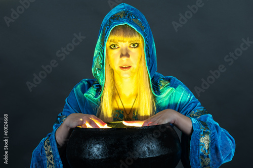 Photo: witch with cauldron witch with cauldron