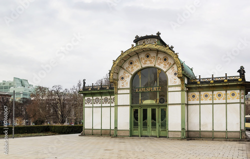 Photo: The Art Nouveau pavilion, Vienna The Art Nouveau pavilion, Vienna