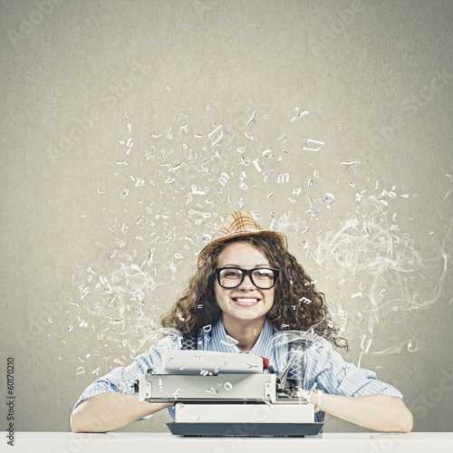 Photo: Woman writer Woman writer