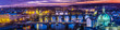 Bridges in Prague over the river at sunset Bridges in Prague over the river at sunset