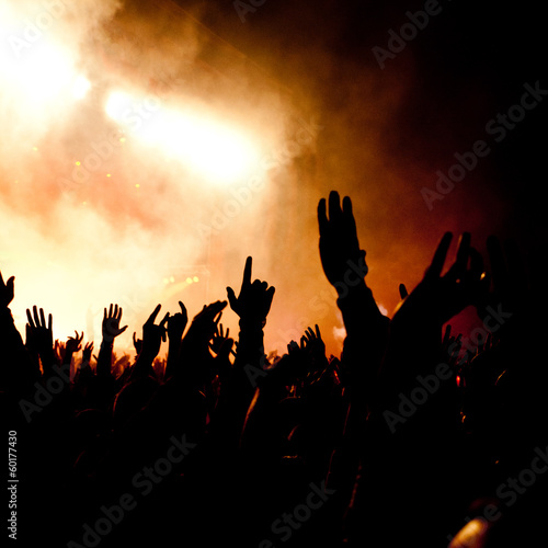 Photo: Concert crowd Concert crowd