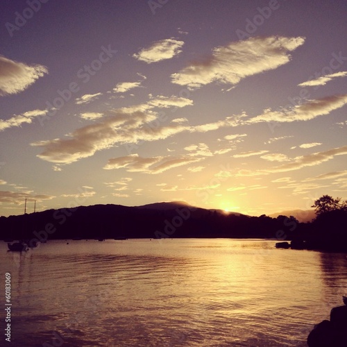 Instant Collection: Lake Windermere sunset Lake Windermere sunset