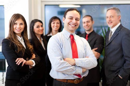 Photo: Smiling business team Smiling business team